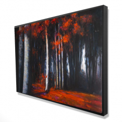 Framed 24 x 36 - 3D - Mysterious forest
