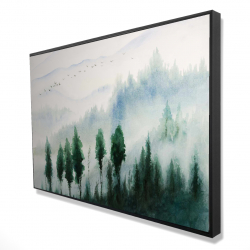 Landscape in watercolor