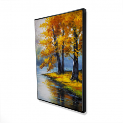 Deux arbres au bord du lac