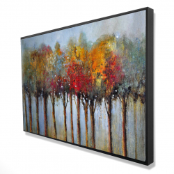 Colorful leaves trees