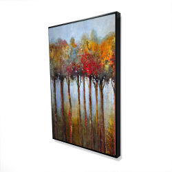 Colorful leaves trees