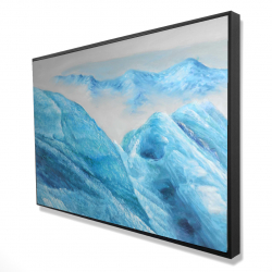 Framed 24 x 36 - 3D - Icebergs