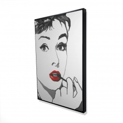 Audrey hepburn outline style