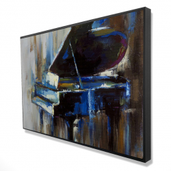 Abstract grand piano