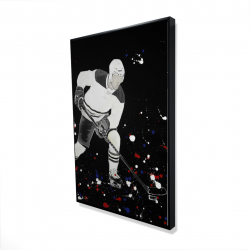 Hockey player ready for action