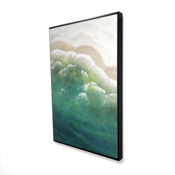 Framed 24 x 36 - 3D - Turquoise sea
