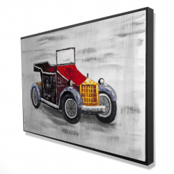 Framed 24 x 36 - 3D - Vintage car with sunroof