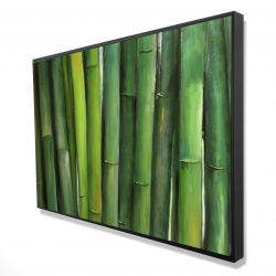 Framed 24 x 36 - 3D - Green bamboo