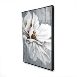 Flower on wood