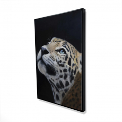 Realistic leopard face