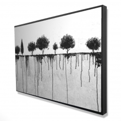Framed 24 x 36 - 3D - Ink bleeding trees