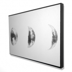 éclipse en noir et blanc