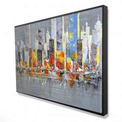 Color splash cityscape