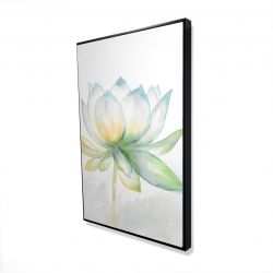 Framed 24 x 36 - 3D - Lotus flower