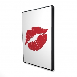Red lipstick mark