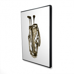  illustration of a golf bag