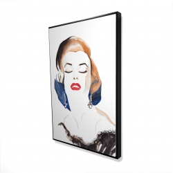 Framed 24 x 36 - 3D - Vintage chic marilyne monroe