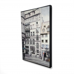 Encadré 24 x 36 - 3D - Scène de rue en allemagne