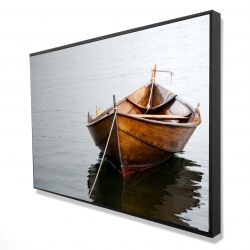 Rowboat on calm water