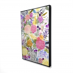 Encadré 24 x 36 - 3D - Ensemble de fleurs