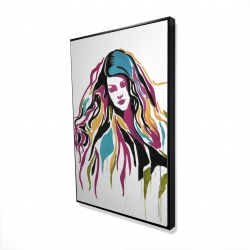 Femme en art graffiti