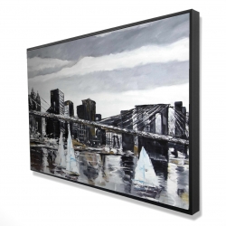 Pont brooklyn et voiliers