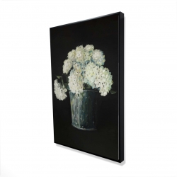 White hydrangea flowers