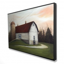 White barn