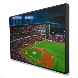 Framed 24 x 36 - 3D - Baseball game