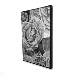 Roses en tons de gris