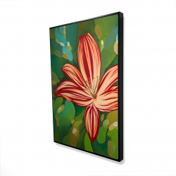 Framed 24 x 36 - 3D - Blaze tiger lilies
