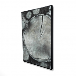 Encadré 24 x 36 - 3D - Bûches de bois empilées