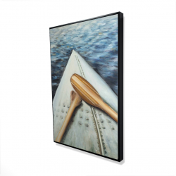Framed 24 x 36 - 3D - Canoe adventure