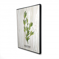 Rosemary on wood