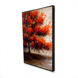 Framed 24 x 36 - 3D - Tree with dotted leaves