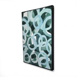 Framed 24 x 36 - 3D - Abstract rings