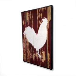 Silhouette d'un coq
