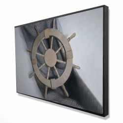 Framed 24 x 36 - 3D - Helm on a fishing net