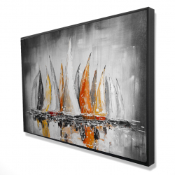 Framed 24 x 36 - 3D - Sails on the winds