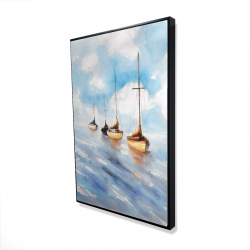 Sailboats in the sea