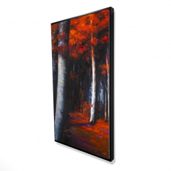 Framed 24 x 48 - 3D - Mysterious forest