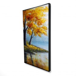 Trees by the lake