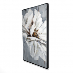 Flower on wood