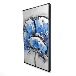 Abstract blue petals