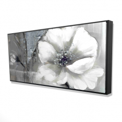Monochrome and silver flowers