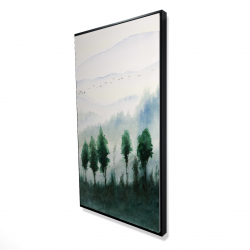 Landscape in watercolor