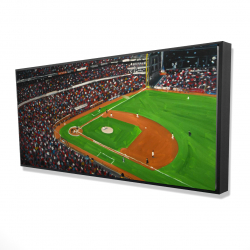 Framed 24 x 48 - 3D - Baseball game
