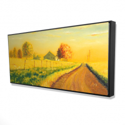 Framed 24 x 48 - 3D - In the countryside