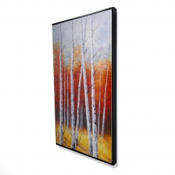 Paysage de forêt d'automne
