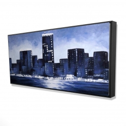 Marine blue city
